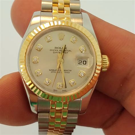 rolex oyster perpetual datejust automatic wristwatch and bracelet ref 16263